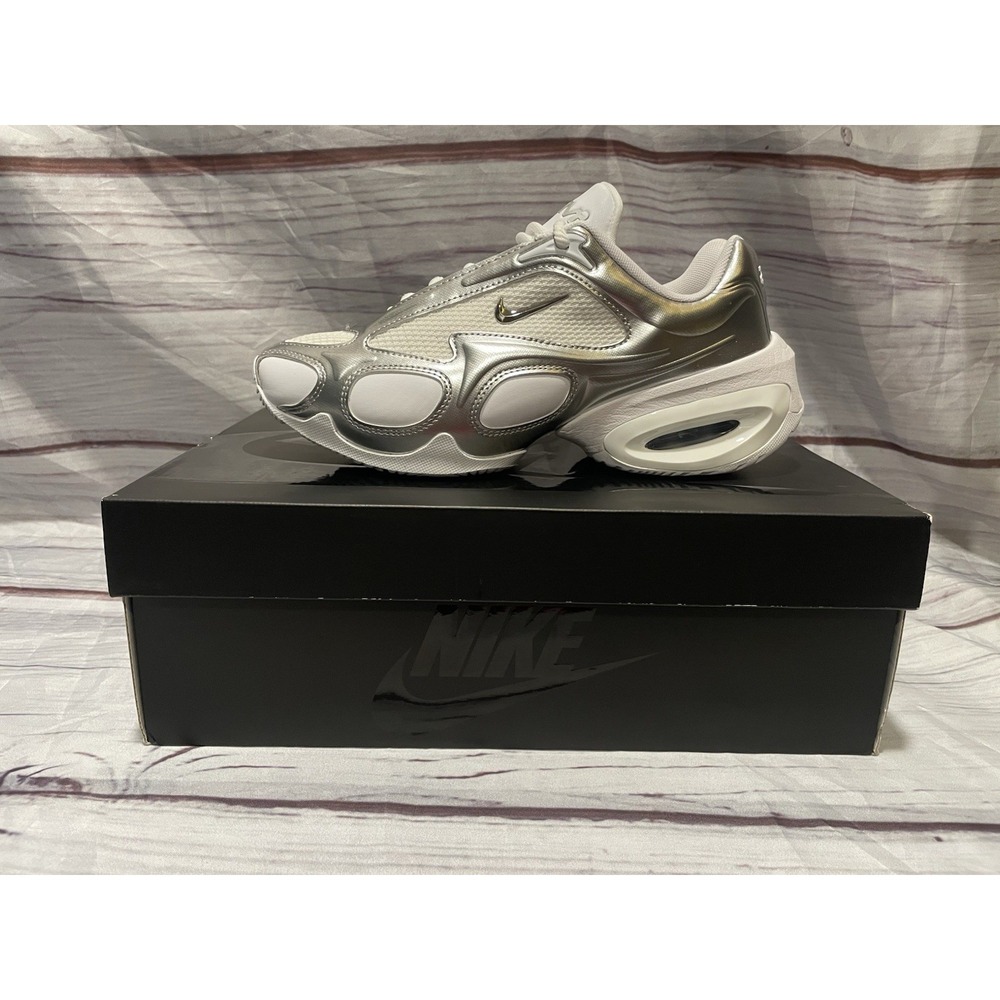 NIB Nike Air Max Muse Women's Shoes (White Pure Platinum/Metallic Silver) Sz 6.5